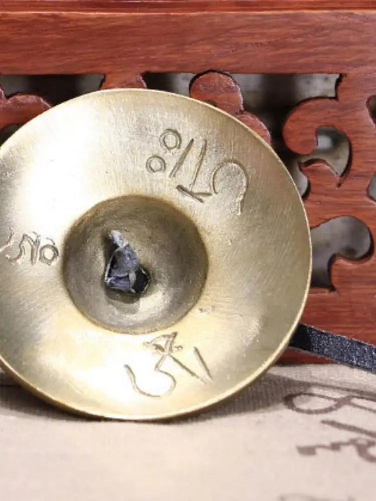 Yoga Cymbals Brass Chimes Tibetan Style Gift