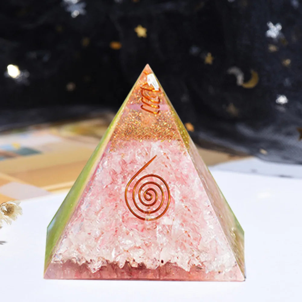 Orgonite Gem Pyramid Energy Healing stone