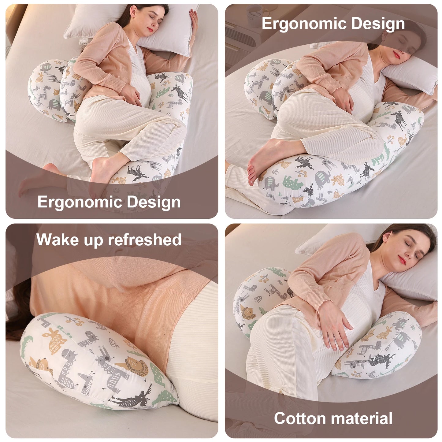 Pregnancy Pillows for Women Pregnant Cushion Sleeping Pillow On The Side Pillow Waist Protection
