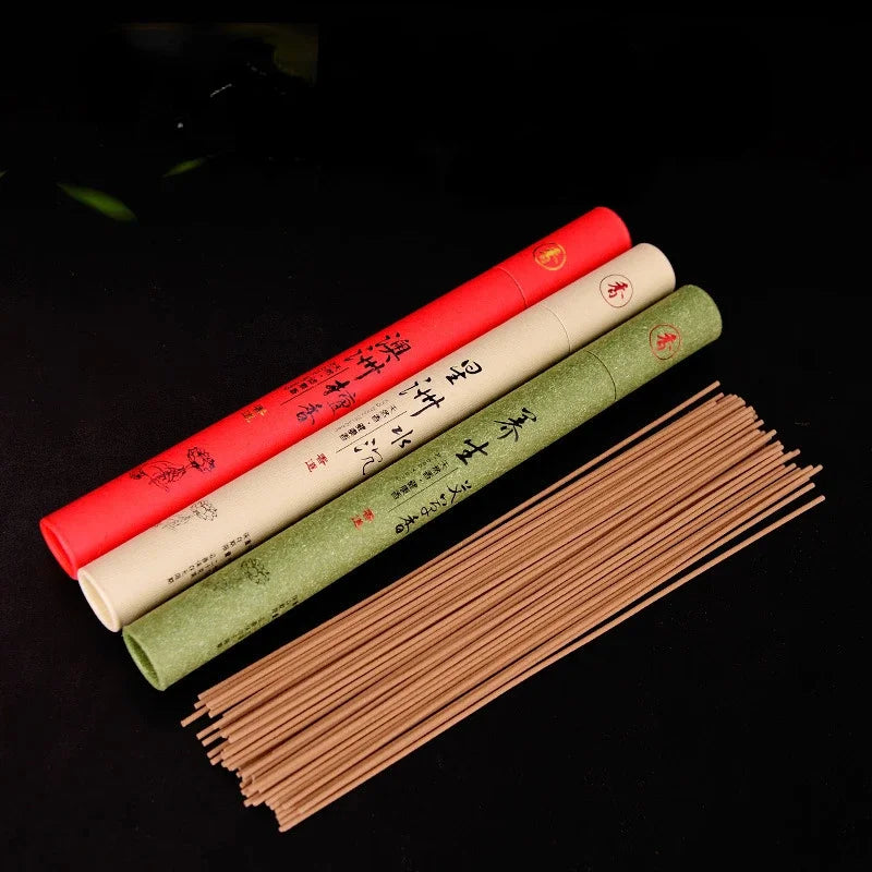 40Pcs Natural Sandalwood Incense Sticks Aroma Blessing Ceremony Pray Buddha