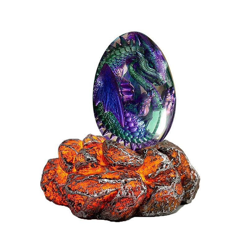 1 Set Lava Dragon Egg Crystal Dinosaur Eggs