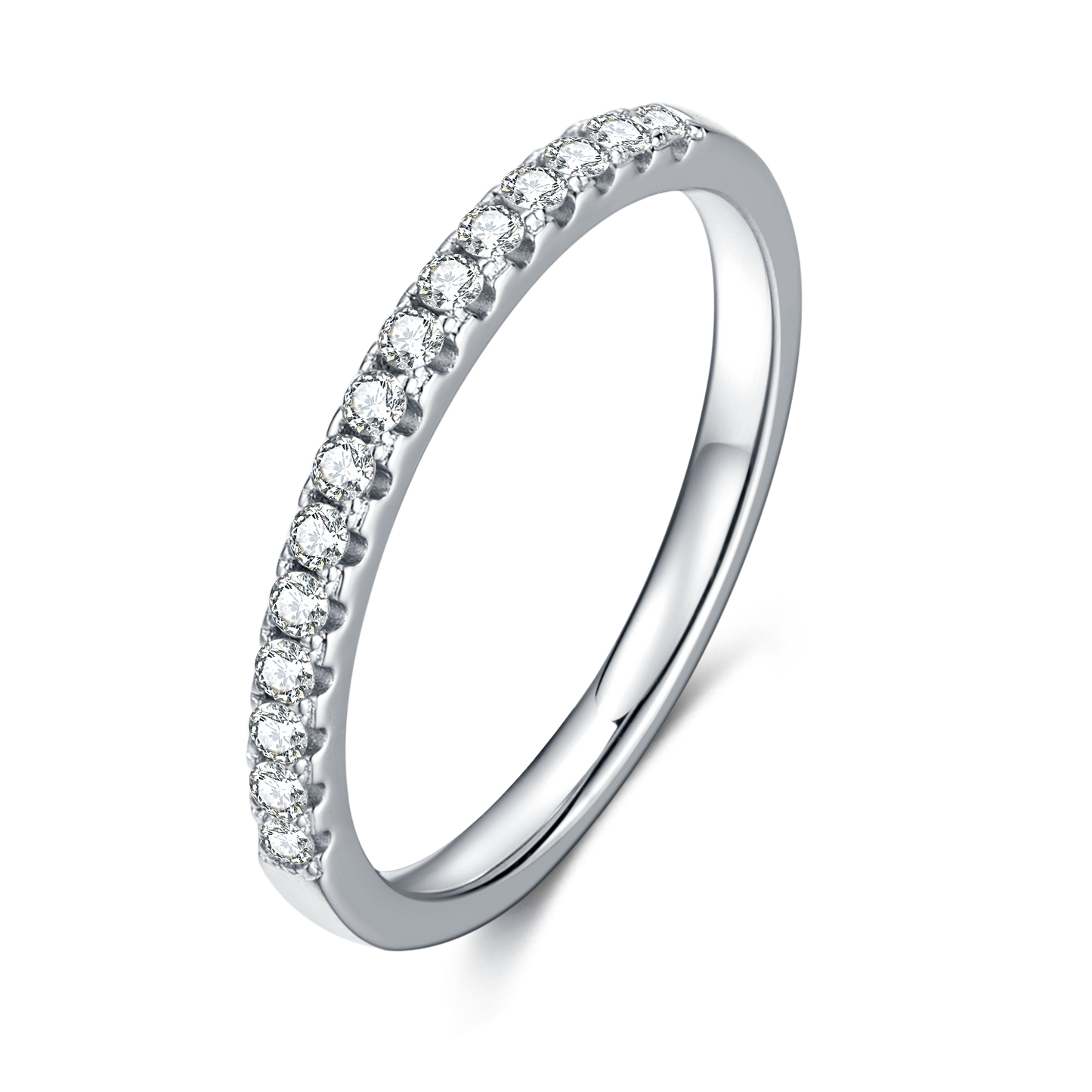 Moissanite Diamond Rings Jewelry Women Engagement Ring Sterling Silver
