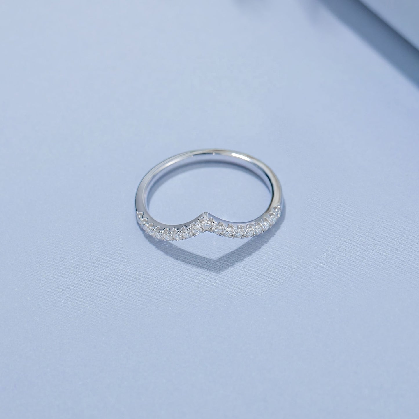 Moissanite Diamond Rings Jewelry Women Engagement Ring Sterling Silver
