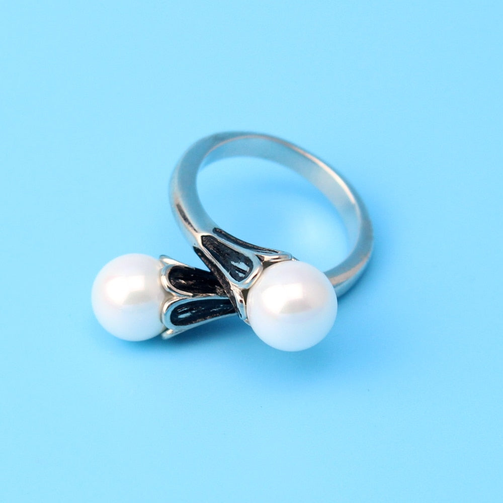 Sterling Silver Daenerys Ring Pearls Ring Cosplay Prop
